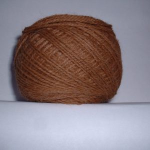 Brown double knitting yarn